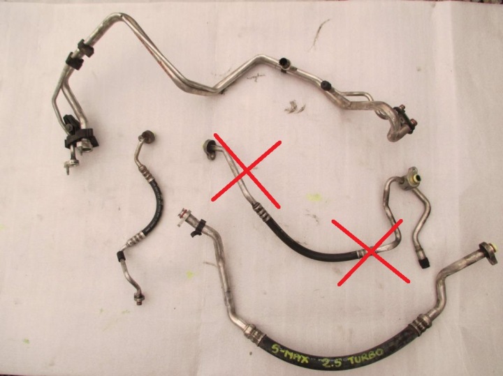 of the hose of the air conditioning FORD S-MAX 06-> 2.5 TURBO