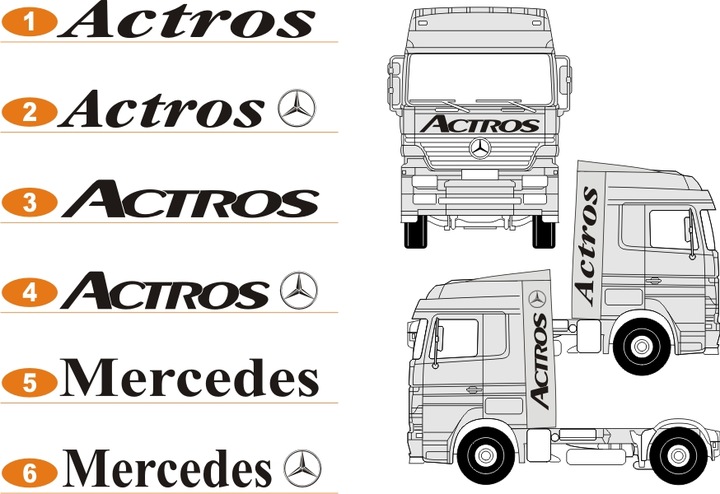 Как нарисовать mercedes benz actros