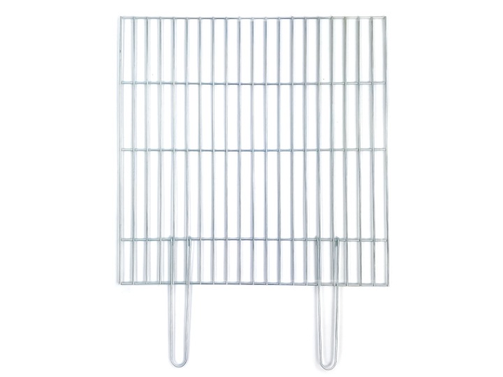 Rošt pro gril 60x60 cm – fi 4 mm – skládací rukojeti