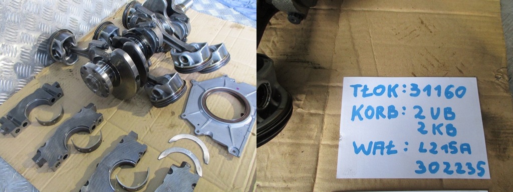 фото №2, Wal колінчастий поршні lexus rx450 3,5i