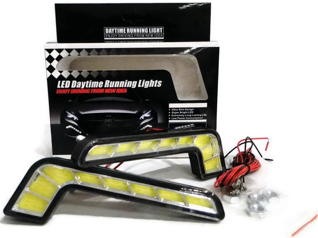 Купити Cob світло do рух dziennej led mercedes black