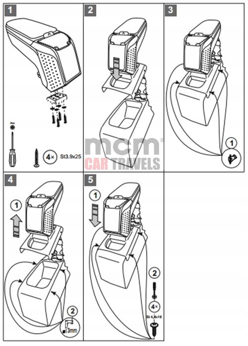 фото №6, Подлокотник luxus armster 2 citroen c4 2010-2017
