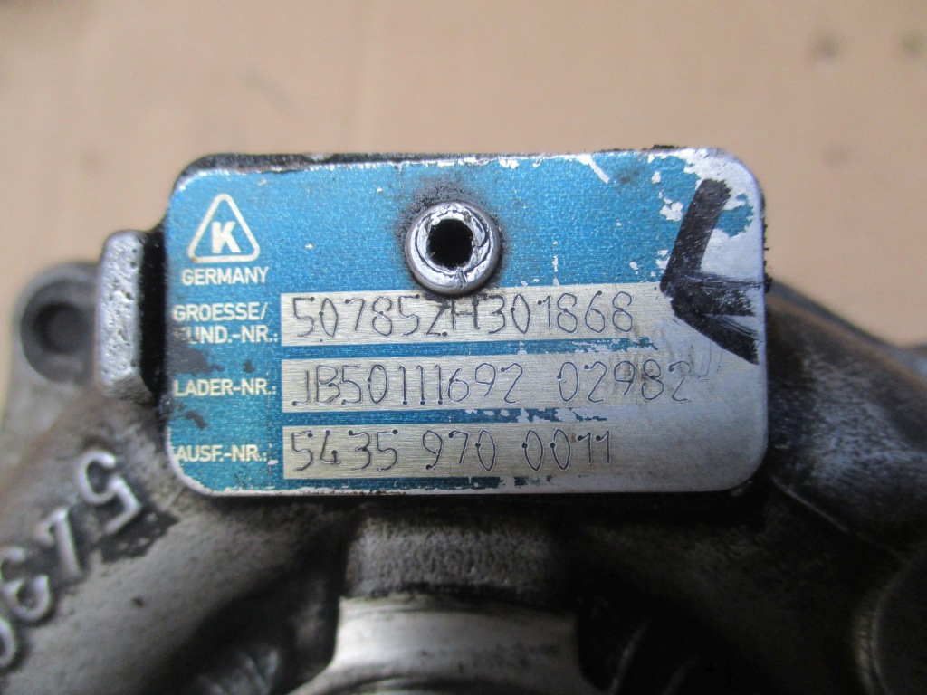 фото №3, Турбонагнітач renault 1.5 dci 507852h301868