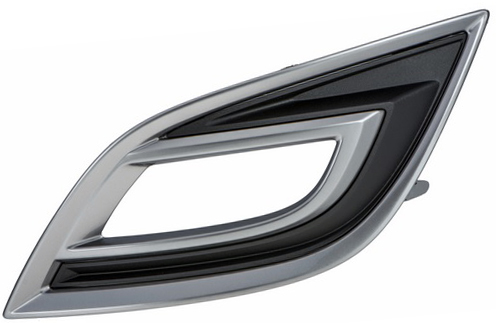 фото №1, Решётка радиатора решётка бампера mazda cx-9 09-12 левая хром