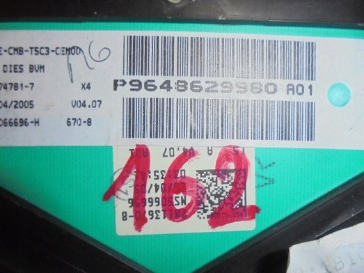 фото №4, Peugeot 307 счетчик приборы 9648629980