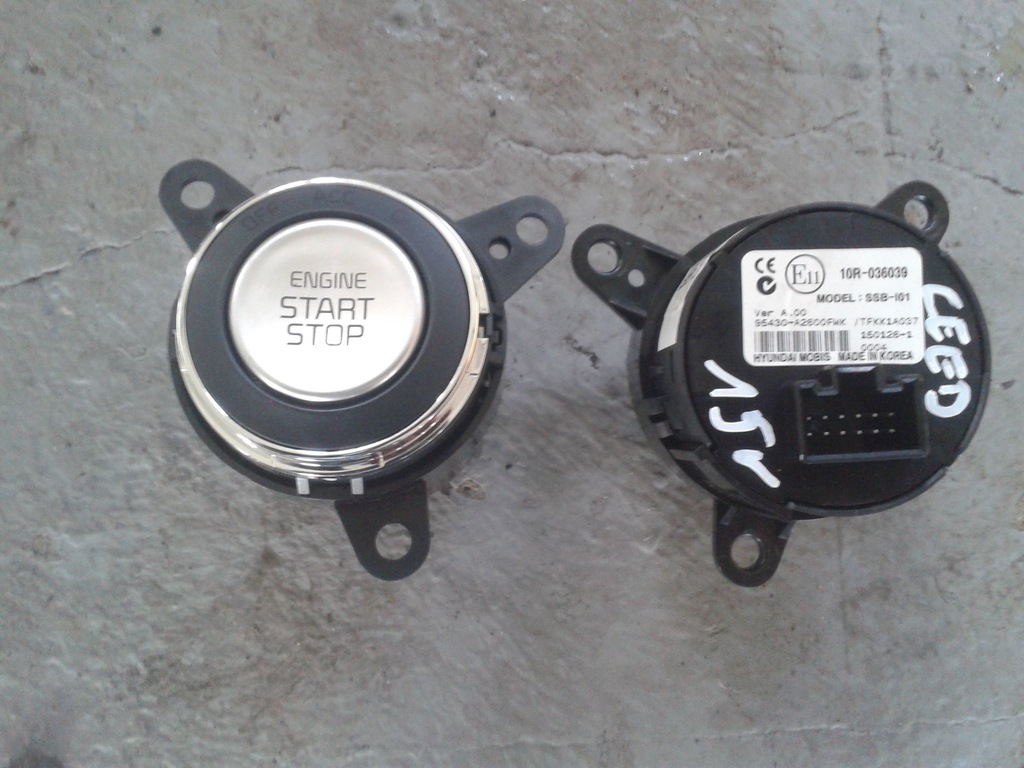 фото №1, Kia ceed ii lift 2015-18 кнопка запуск стоп