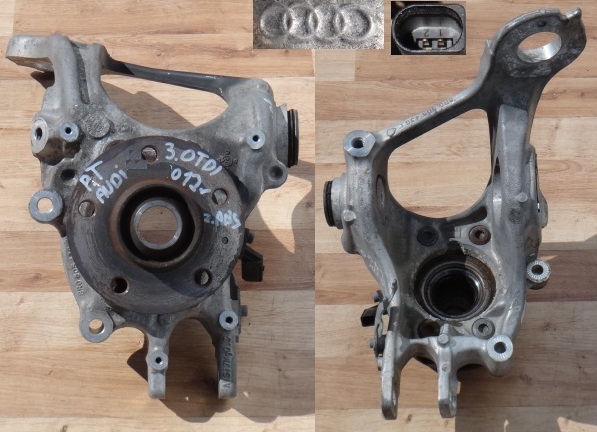 фото №1, Audi a7 q5 поворотный кулак правая задняя+ ступица 8r0505436c