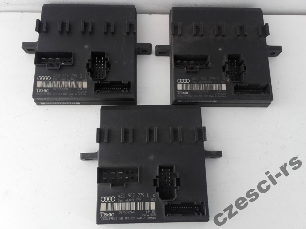 фото №1, Модуль блок управления комфорта audi оригинальный номер 4e0907279q