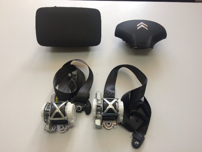 фото №1, Citroen c3 ii подушки безпеки подушка безпеки ремені демонтаж