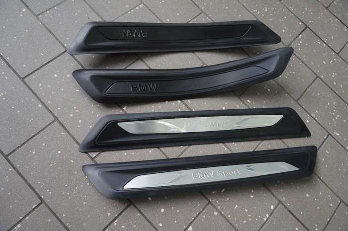 фото №1, Накладки порогові декоративні комплект bmw 1 f20 sport