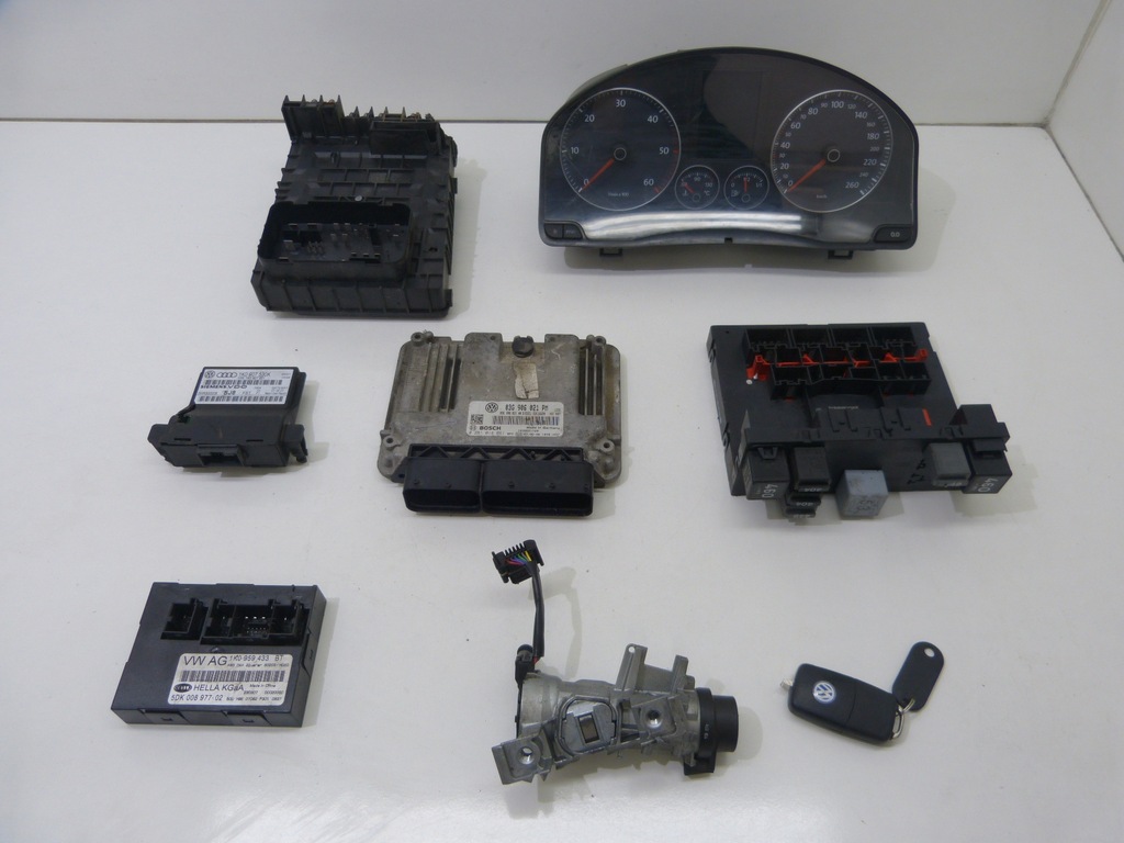 фото №3, Бортовий комп'ютер 03g906021pm vw golf v 1,9tdi 1k0920874b
