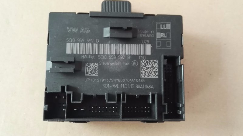 фото №1, Vw passat b8 блок керування модуль двері 5q0959592b