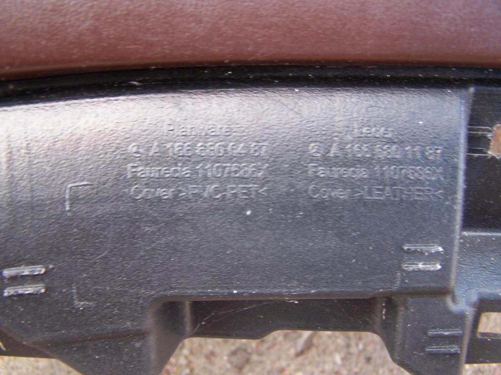 фото №5, Приборная панель приборная панель mercedes ml a166 w166 коричневый кожа