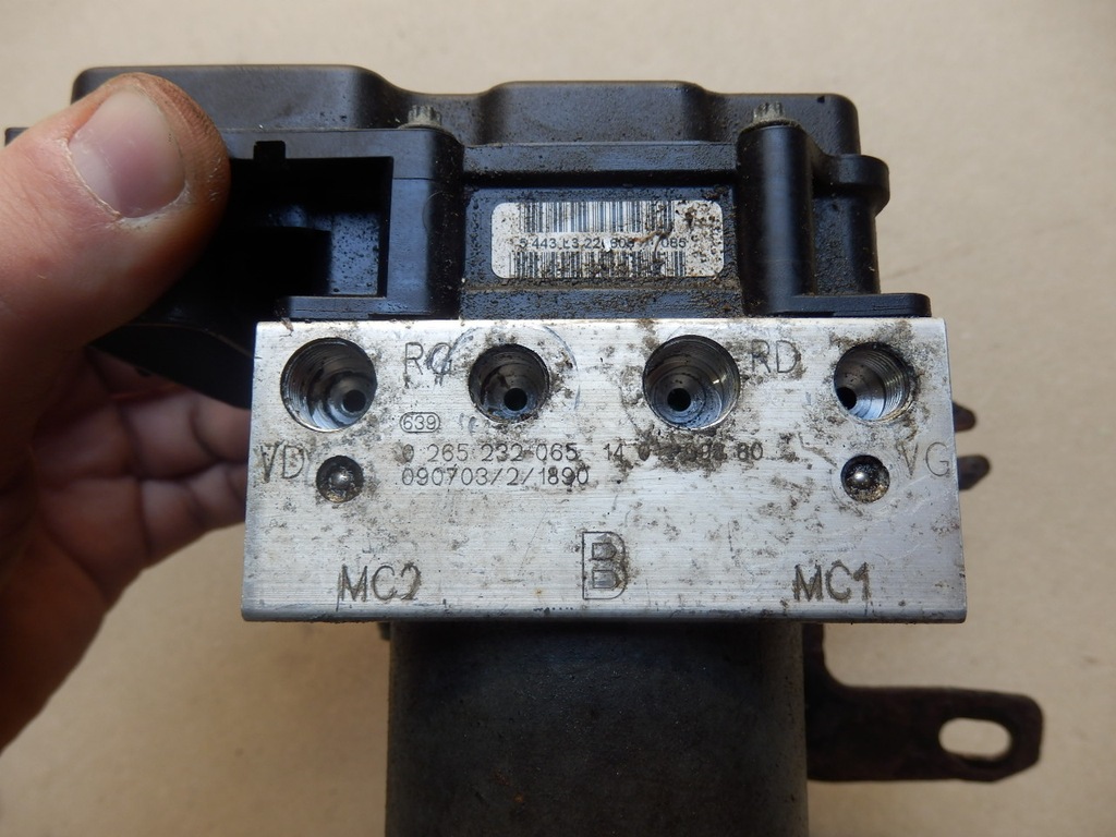 фото №5, Citroen jumpy scudo expert насос abs