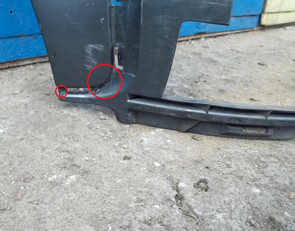 фото №5, Volvo xc90 01-05r. бампер перед омивачі