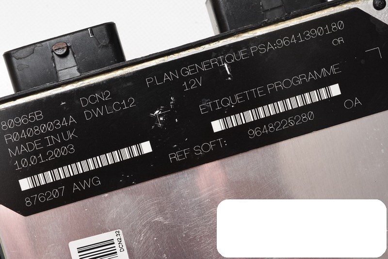 фото №2, Бортовий комп'ютер partner 9641390180 r04080034a 9648225280