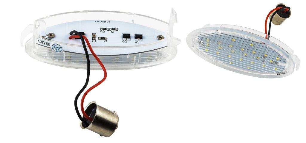 фото №1, Підсвітка реєстрації opel astra corsa vectra