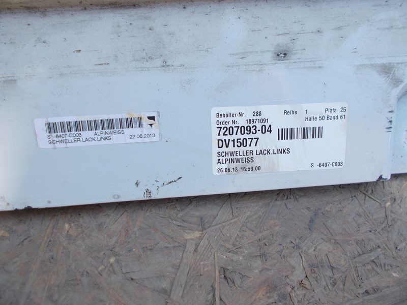 фото №5, Молдинг накладка поріг bmw 5 v f10 f11