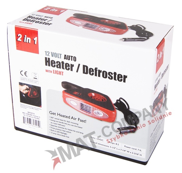 фото №9, Радіатор обігрівач farelka повітродувка 200w 12v 2w1