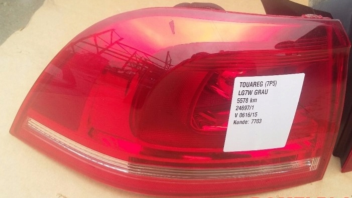 фото №1, Vw touareg 7p лампа задняя левая 7p6945095f