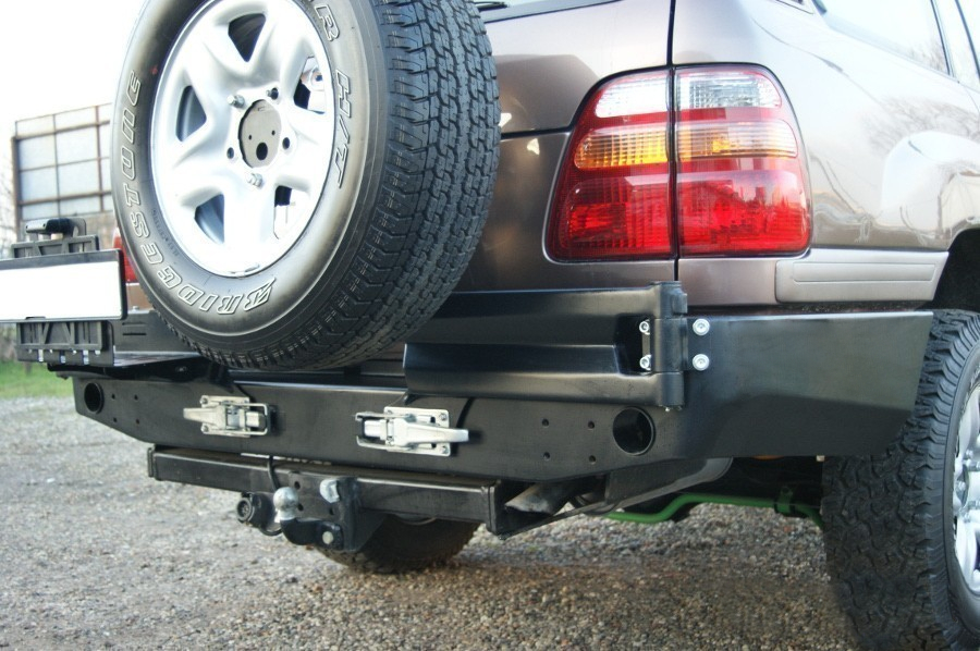 фото №8, Toyota land cruiser 100 бампер задняя задний стальной