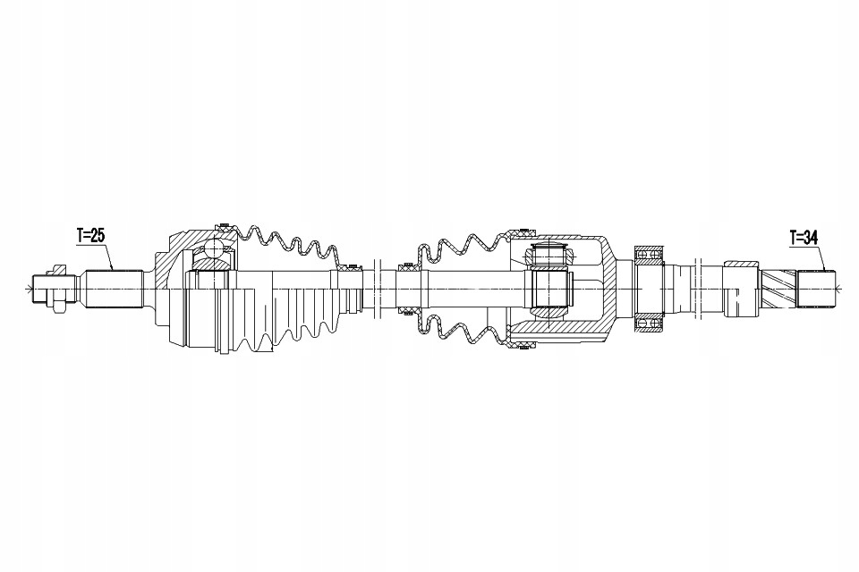 Приводной вал шрус  правый  renault captur 1.2 tce 13- Цена