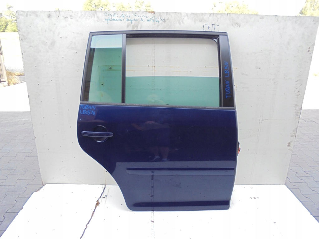 фото №1, Дверь правый задняя vw touran lb5n -доставка-