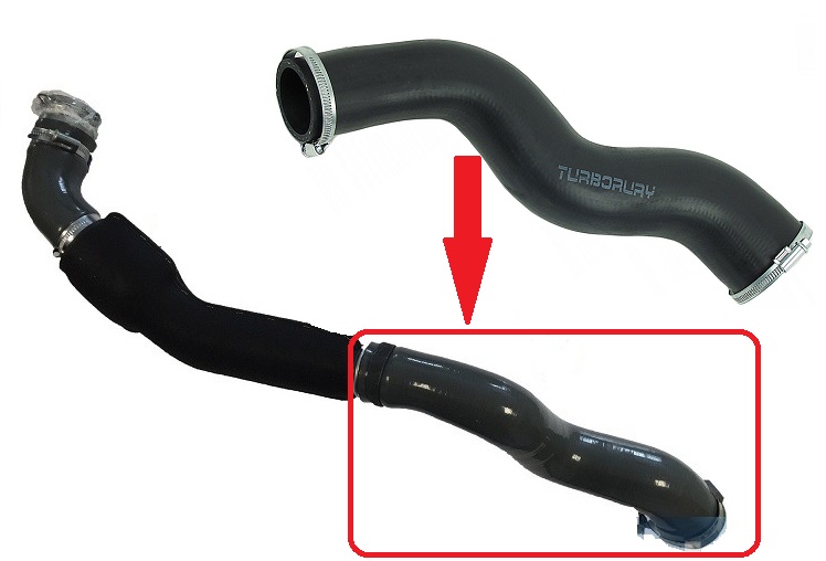Шланг труба пабтрубок  turbo интеркулер renault master 2.5 dci 8200605907 Цена