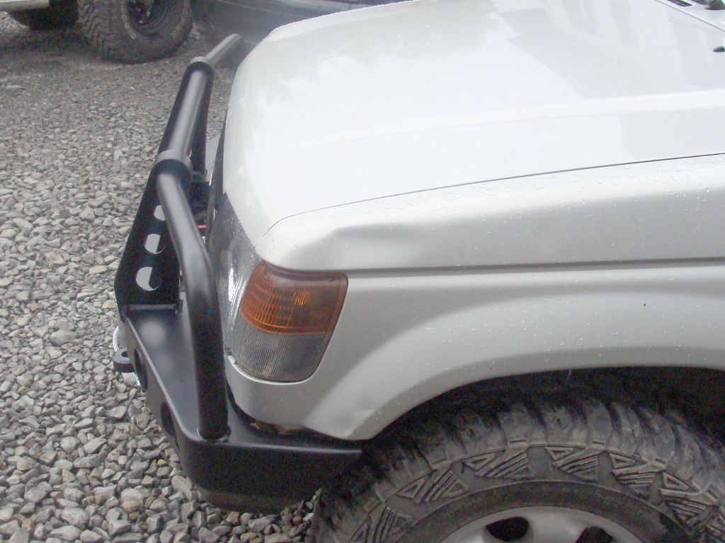 фото №10, Бампер перед mitsubishi pajero 2 металлический стальной