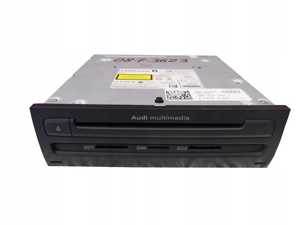 фото №7, 4h0035670j блок mmi 3g+ sd sim navi audi a8