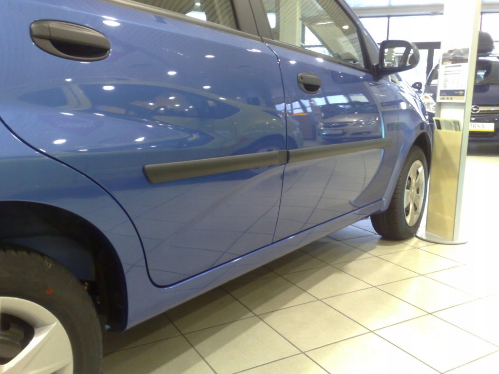 фото №5, Chevrolet aveo 5d хэтчбек 2006 - 2011 накладки боковой