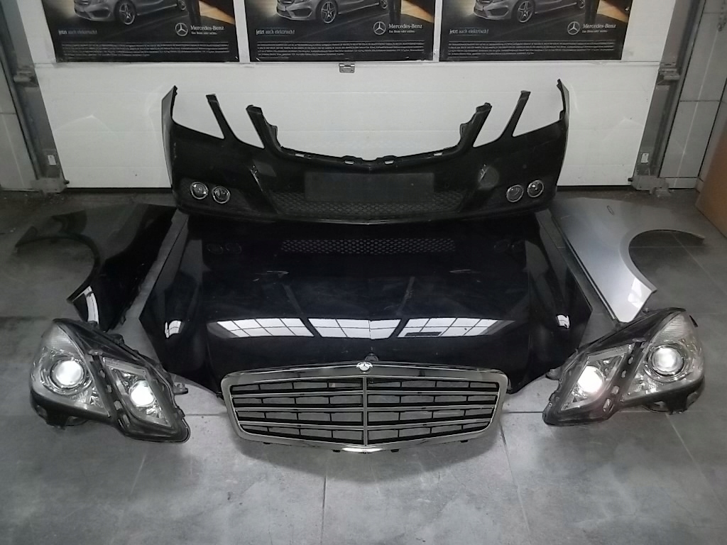 фото №1, Mercedes e klasa 212 w212 kompletny перед капот fv