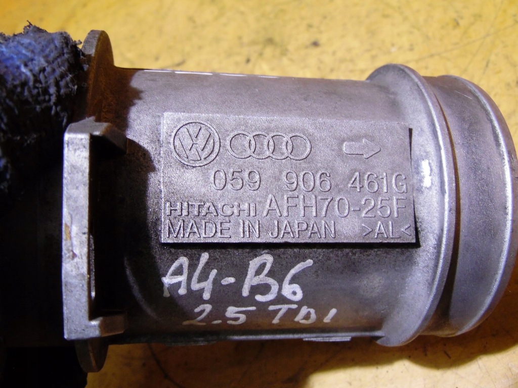 фото №5, Расходомер датчик массового расхода воздуха a4 b6 2.5 tdi 059906461g